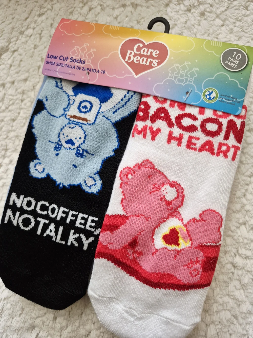 Care Bears Low Cut Socks